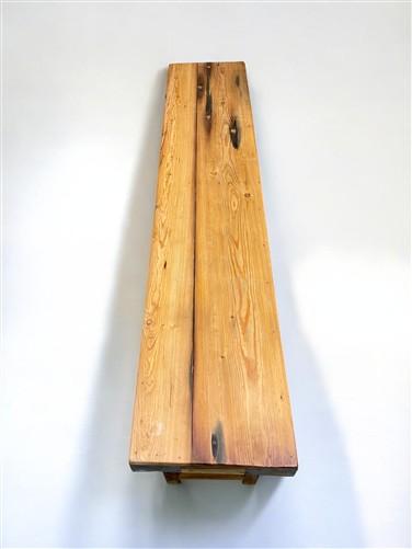 Rustic Folding Bench (72x14.5) Vintage Reclaimed Wood Bench, Farmhouse Seat, A88