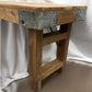 Rustic Folding Bench (72x14.5) Vintage Reclaimed Wood Bench, Farmhouse Seat, A89
