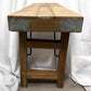 Rustic Folding Bench (72x14.5) Vintage Reclaimed Wood Bench, Farmhouse Seat, A89