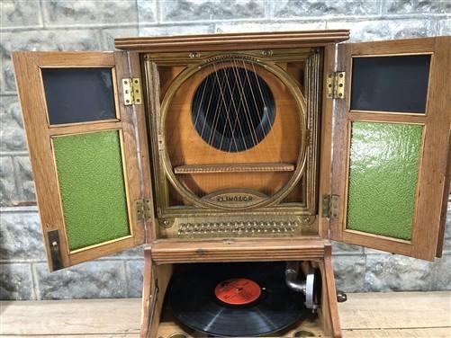 Phonograph - Klingsor Disc Phonograph Talking Machine, Gramophone Piano Strings Parts Repair by The Old Grainery (disc, gr...