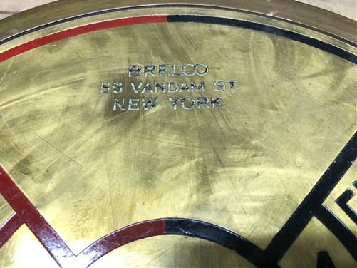 Brelco Engine Order Telegraph, Brass Ship Throttle, Vintage Engine Room Transfer