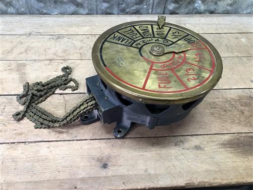Brelco Engine Order Telegraph, Brass Ship Throttle, Vintage Engine Room Transfer