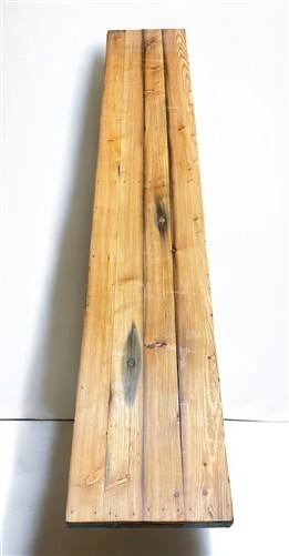 Bench - Rustic Folding Bench (84x14.5) Vintage Reclaimed Wood Bench, Farmhouse Seat, A90 by The Old Grainery (Adults, Benc...