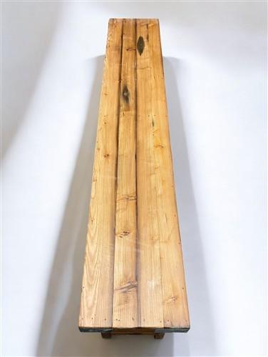 Bench - Rustic Folding Bench (84x14.5) Vintage Reclaimed Wood Bench, Farmhouse Seat, A90 by The Old Grainery (Adults, Benc...