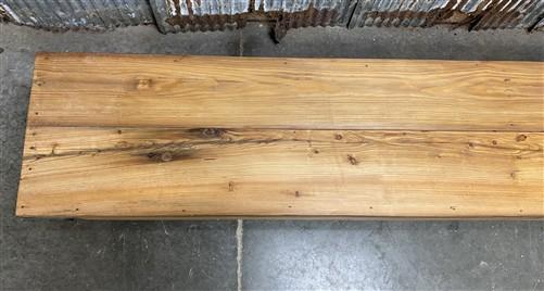 Bench - Rustic Folding Bench (84x14.25) Vintage Reclaimed Wood Bench, Farmhouse Seat A91 by The Old Grainery (Adults, Benc...