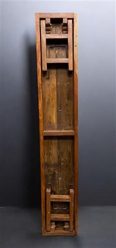 Bench - Rustic Folding Bench (84x14.5) Vintage Reclaimed Wood Bench, Farmhouse Seat, A92 by The Old Grainery (Adults, Benc...