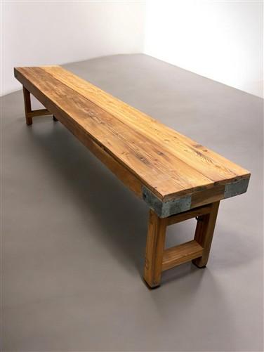 Bench - Rustic Folding Bench (84x14.5) Vintage Reclaimed Wood Bench, Farmhouse Seat, A93 by The Old Grainery (Adults, Benc...