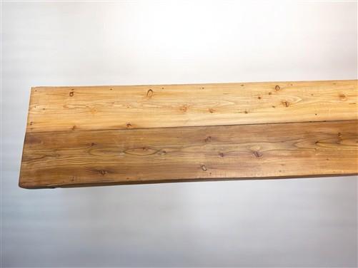 Bench - Rustic Folding Bench (84x14.5) Vintage Reclaimed Wood Bench, Farmhouse Seat, A93 by The Old Grainery (Adults, Benc...
