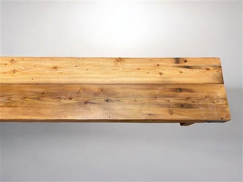 Bench - Rustic Folding Bench (84x14.5) Vintage Reclaimed Wood Bench, Farmhouse Seat, A93 by The Old Grainery (Adults, Benc...