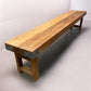 Bench - Rustic Folding Bench (84x14.5) Vintage Reclaimed Wood Bench, Farmhouse Seat, A93 by The Old Grainery (Adults, Benc...