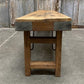 Rustic Folding Bench (84x14.5) Vintage Reclaimed Wood Bench, Farmhouse Seat, A94