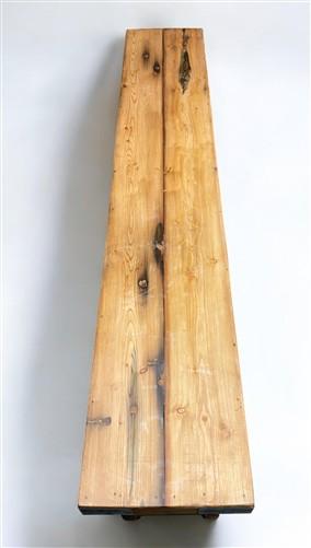 Bench - Rustic Folding Bench (84x14.5) Vintage Reclaimed Wood Bench, Farmhouse Seat, A96 by The Old Grainery (Adults, Benc...