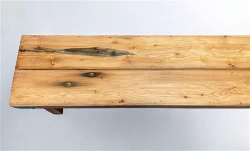 Bench - Rustic Folding Bench (84x14.5) Vintage Reclaimed Wood Bench, Farmhouse Seat, A96 by The Old Grainery (Adults, Benc...