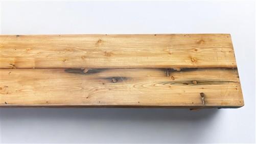 Bench - Rustic Folding Bench (84x14.5) Vintage Reclaimed Wood Bench, Farmhouse Seat, A96 by The Old Grainery (Adults, Benc...