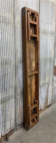 Bench - Rustic Folding Bench (84x14.5) Vintage Reclaimed Wood Bench, Farmhouse Seat, A97 by The Old Grainery (Adults, Benc...