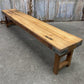 Bench - Rustic Folding Bench (84x14.5) Vintage Reclaimed Wood Bench, Farmhouse Seat, A97 by The Old Grainery (Adults, Benc...