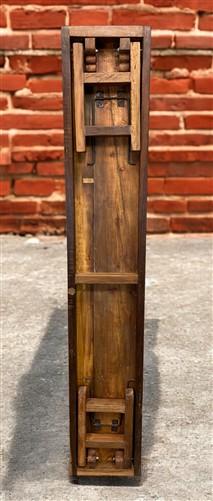 Bench - Rustic Folding Bench (84x14.5) Vintage Reclaimed Wood Bench, Farmhouse Seat, A98 by The Old Grainery (Adults, Benc...