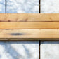 Bench - Rustic Folding Bench (96x14.5) Vintage Reclaimed Wood Bench, Farmhouse Seat A104 by The Old Grainery (Adults, Benc...