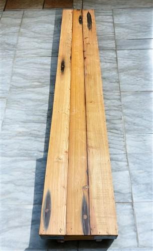 Bench - Rustic Folding Bench (96x14.5) Vintage Reclaimed Wood Bench, Farmhouse Seat A104 by The Old Grainery (Adults, Benc...