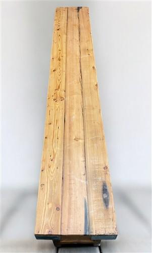 Rustic Folding Bench (96x14.5) Vintage Reclaimed Wood Bench, Farmhouse Seat A101