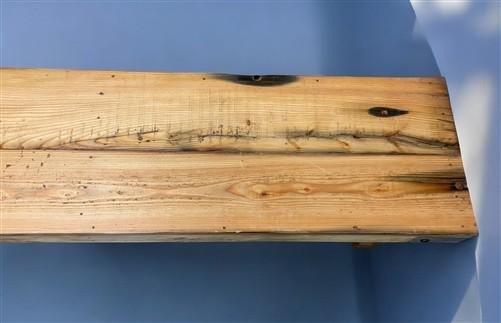 Bench - Rustic Folding Bench (96x14.5) Vintage Reclaimed Wood Bench, Farmhouse Seat A102 by The Old Grainery (Adults, Benc...