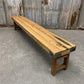 Bench - Rustic Folding Bench (96x14.5) Vintage Reclaimed Wood Bench, Farmhouse Seat A103 by The Old Grainery (Adults, Benc...