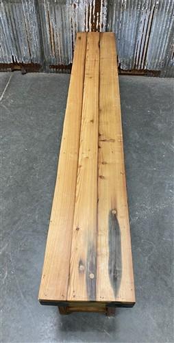 Bench - Rustic Folding Bench (96x14.5) Vintage Reclaimed Wood Bench, Farmhouse Seat A103 by The Old Grainery (Adults, Benc...