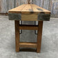 Bench - Rustic Folding Bench (96x14.5) Vintage Reclaimed Wood Bench, Farmhouse Seat A103 by The Old Grainery (Adults, Benc...