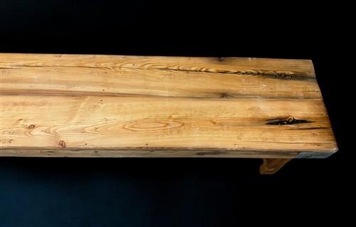 Bench - Rustic Folding Bench (96x14.5) Vintage Reclaimed Wood Bench, Farmhouse Seat A100 by The Old Grainery (Adults, Benc...