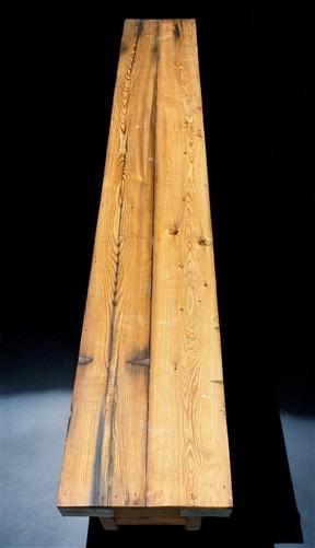 Bench - Rustic Folding Bench (96x14.5) Vintage Reclaimed Wood Bench, Farmhouse Seat A100 by The Old Grainery (Adults, Benc...