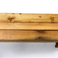 Bench - Rustic Folding Bench (96x14.5) Vintage Reclaimed Wood Bench, Farmhouse Seat A105 by The Old Grainery (Adults, Benc...