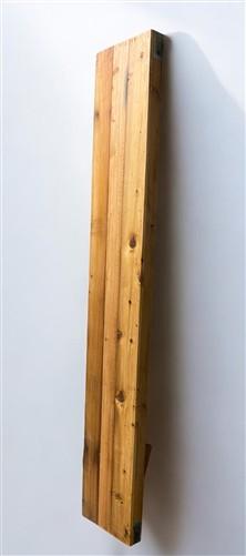 Bench - Rustic Folding Bench (96x14.5) Vintage Reclaimed Wood Bench, Farmhouse Seat A105 by The Old Grainery (Adults, Benc...