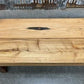 Rustic Folding Bench (96x14.5) Vintage Reclaimed Wood Bench, Farmhouse Seat A106