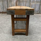Rustic Folding Bench (96x14.5) Vintage Reclaimed Wood Bench, Farmhouse Seat A106