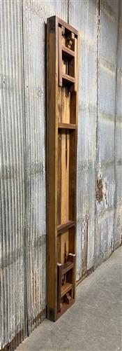 Rustic Folding Bench (96x14.5) Vintage Reclaimed Wood Bench, Farmhouse Seat A106