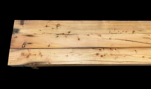 Bench - Rustic Folding Bench (96x14.5) Vintage Reclaimed Wood Bench, Farmhouse Seat A107 by The Old Grainery (Adults, Benc...