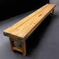 Bench - Rustic Folding Bench (96x14.5) Vintage Reclaimed Wood Bench, Farmhouse Seat A107 by The Old Grainery (Adults, Benc...