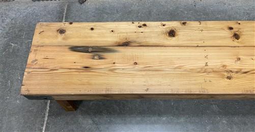 Bench - Rustic Folding Bench (96x14.5) Vintage Reclaimed Wood Bench, Farmhouse Seat A109 by The Old Grainery (Adults, Benc...