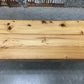Bench - Rustic Folding Bench (96x14.5) Vintage Reclaimed Wood Bench, Farmhouse Seat A109 by The Old Grainery (Adults, Benc...