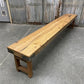 Bench - Rustic Folding Bench (96x14.5) Vintage Reclaimed Wood Bench, Farmhouse Seat A109 by The Old Grainery (Adults, Benc...
