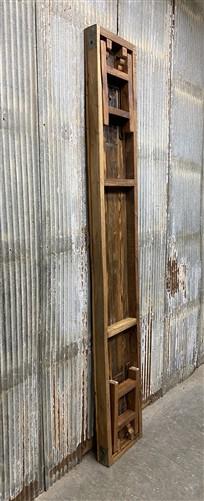Bench - Rustic Folding Bench (96x14.5) Vintage Reclaimed Wood Bench, Farmhouse Seat A109 by The Old Grainery (Adults, Benc...