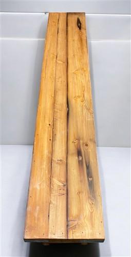 Bench - Rustic Folding Bench (84x14.5) Vintage Reclaimed Wood Bench, Farmhouse Seat, A99 by The Old Grainery (Adults, Benc...