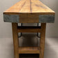 Bench - Rustic Folding Bench (84x14.5) Vintage Reclaimed Wood Bench, Farmhouse Seat, A99 by The Old Grainery (Adults, Benc...