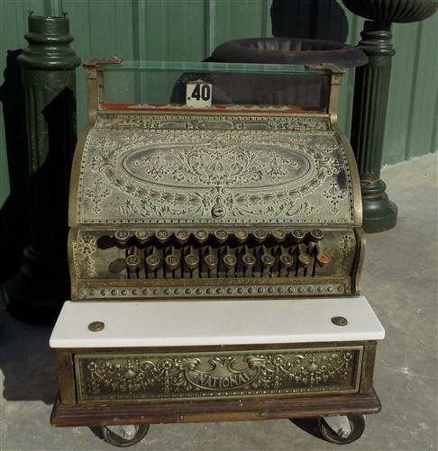 1913 NCR National Cash Register 1296676 Model 332 Vintage Candy Store Display,