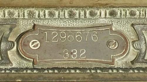 1913 NCR National Cash Register 1296676 Model 332 Vintage Candy Store Display,