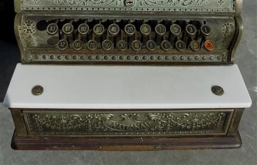 1913 NCR National Cash Register 1296676 Model 332 Vintage Candy Store Display,