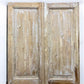 Antique French Double Doors (43.25x93) European Doors, Flat Panel Doors, A639