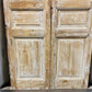 Antique French Double Doors (43.25x93) European Doors, Flat Panel Doors, A639