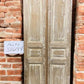 Antique French Double Doors (39.5x94) European Doors, Flat Panel Doors, A640