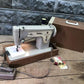 Sewing Machine - Fashion Mate Singer Sewing Machine Vintage Model 237, Pedal & Carry Case, by The Old Grainery (carry case...